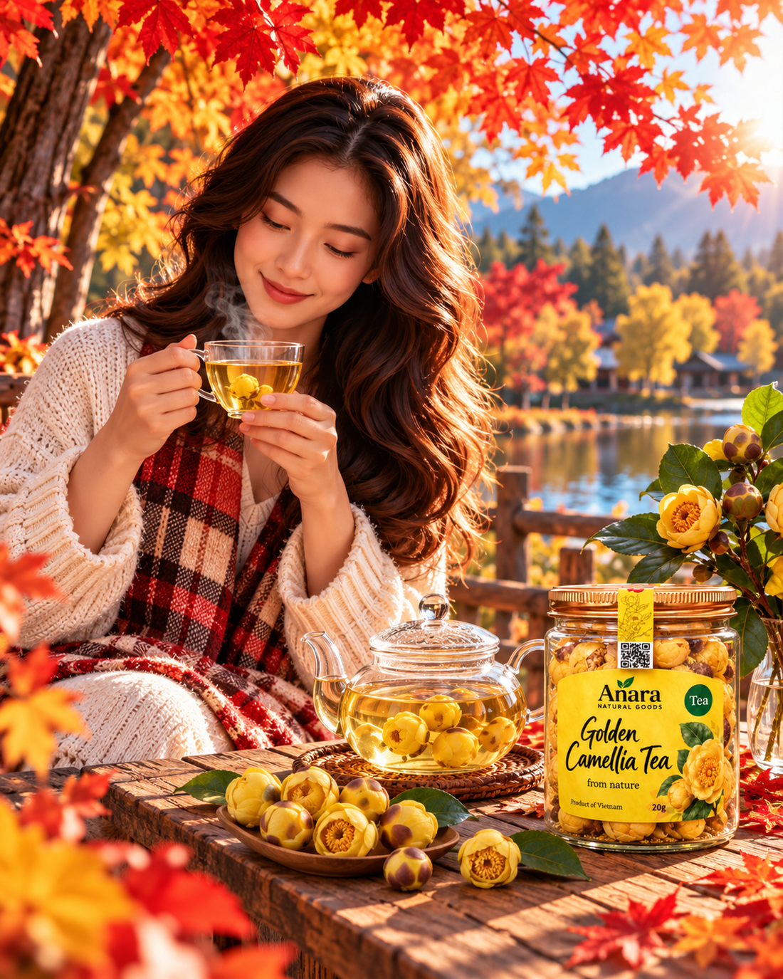 Golden Camellia Tea – A Cozy Autumn Moment