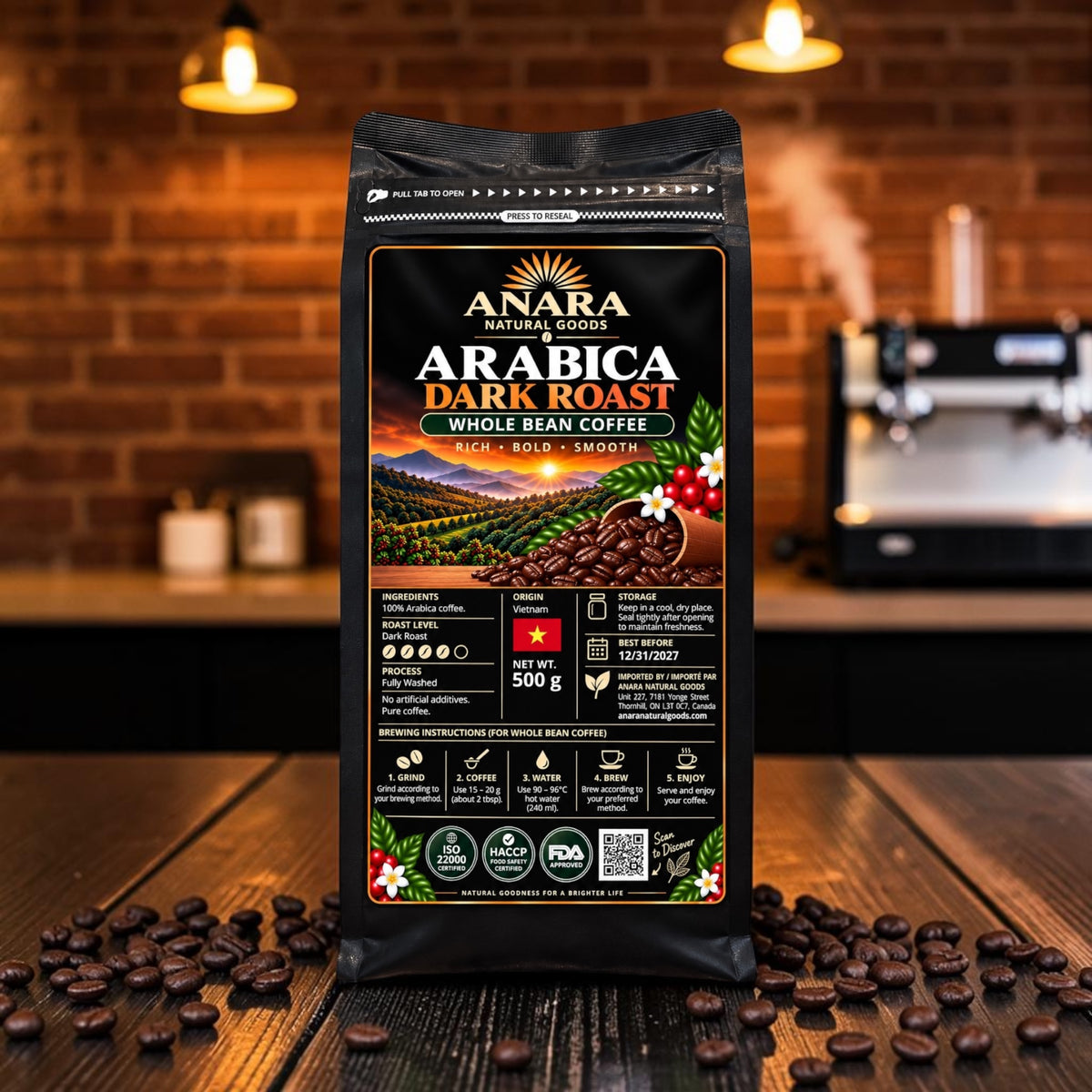 Anara Arabica Dark Roast