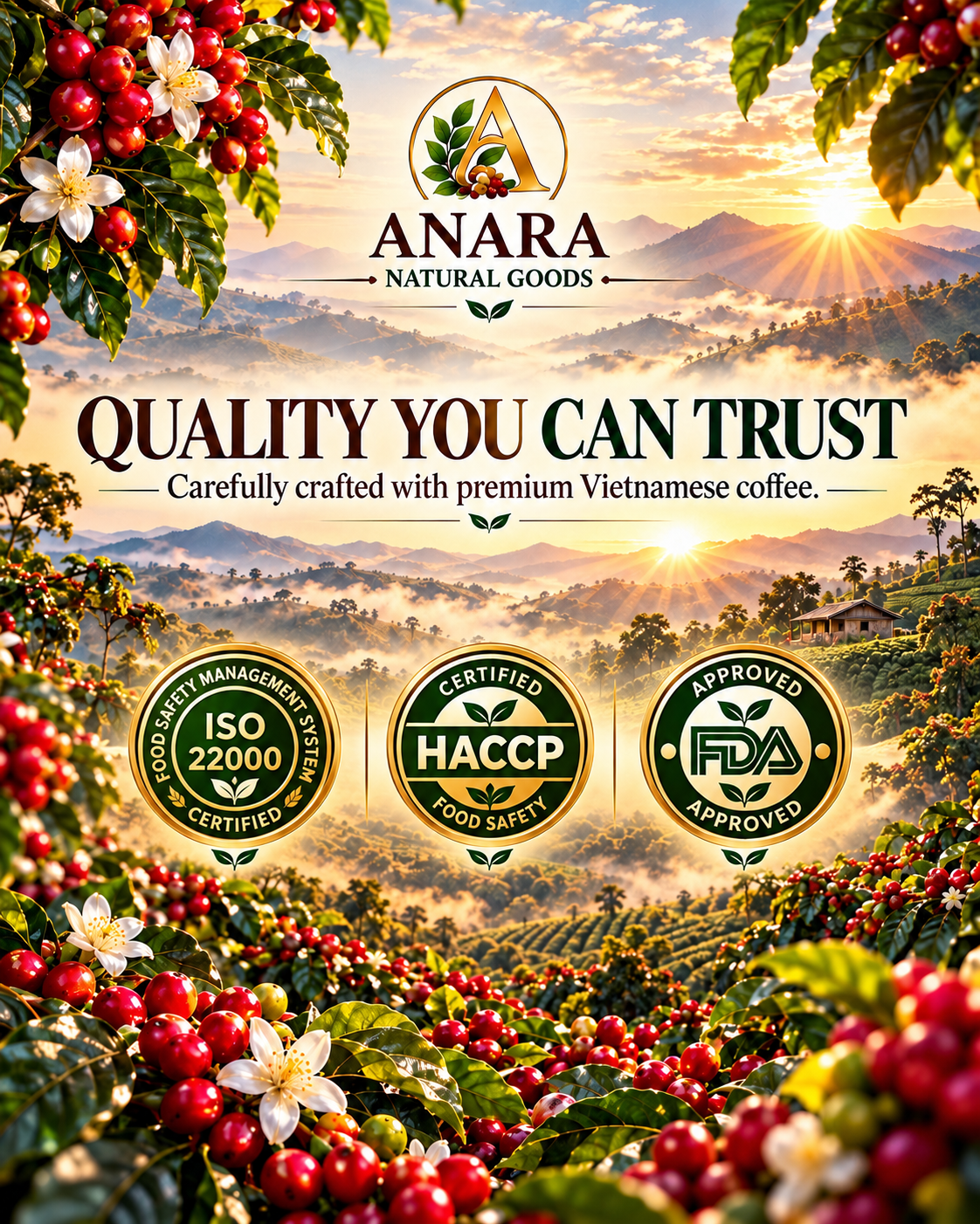 Anara Arabica Dark Roast - 500 G