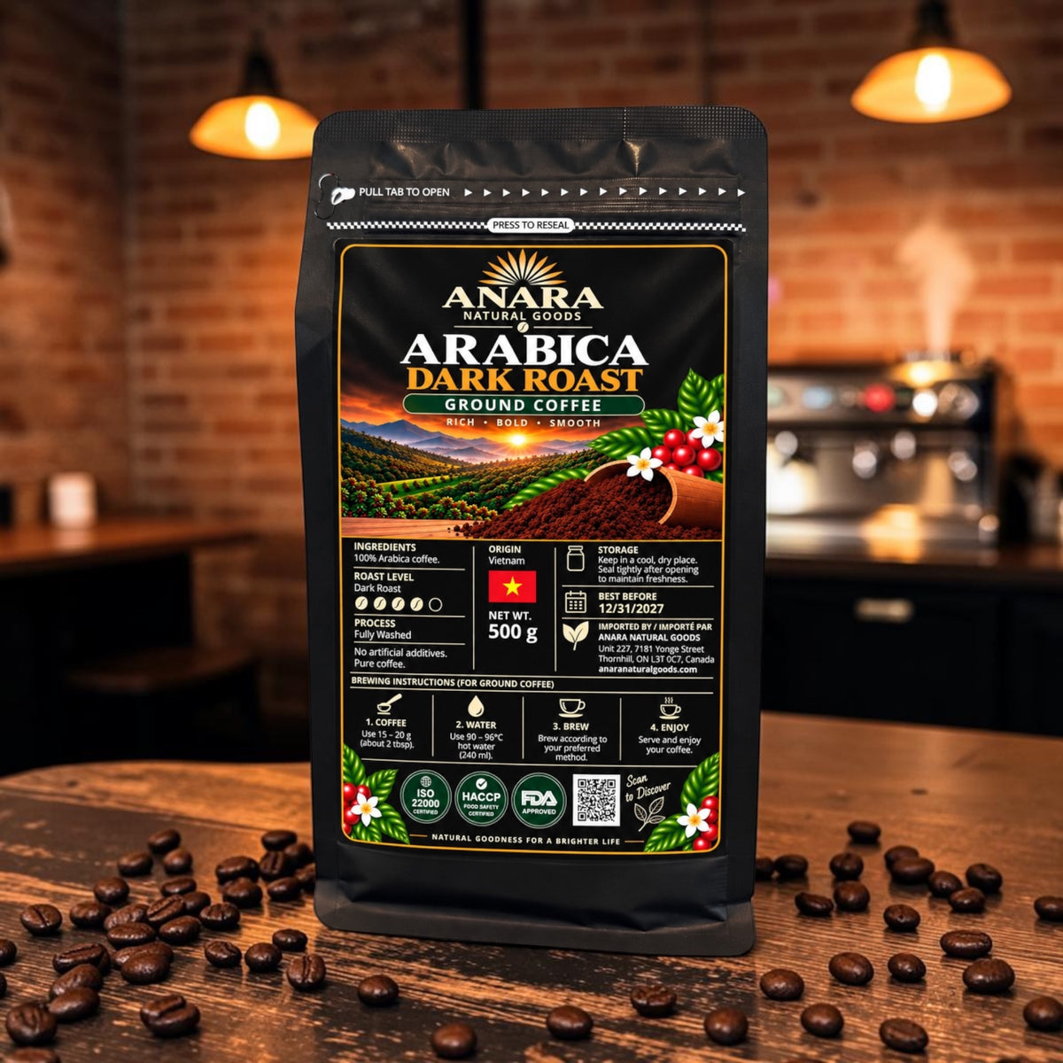 Anara Arabica Dark Roast