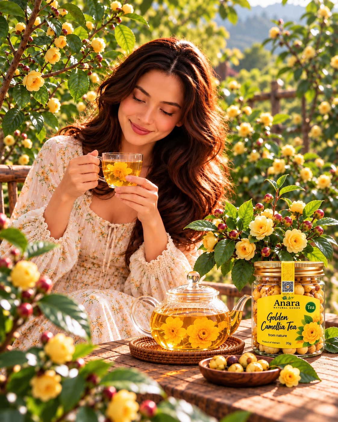 Premium Golden Camellia Tea Ja - 20g & 50g