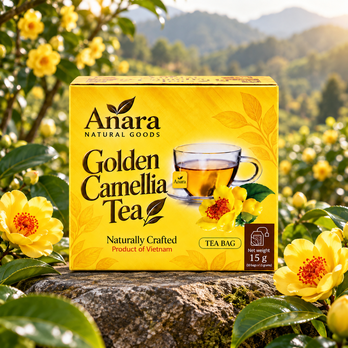 Anara Golden Camellia Tea – 10 & 20 Tea Bags