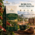 Anara Premium Honey-Processed Robusta Coffee – Ground, 340 g