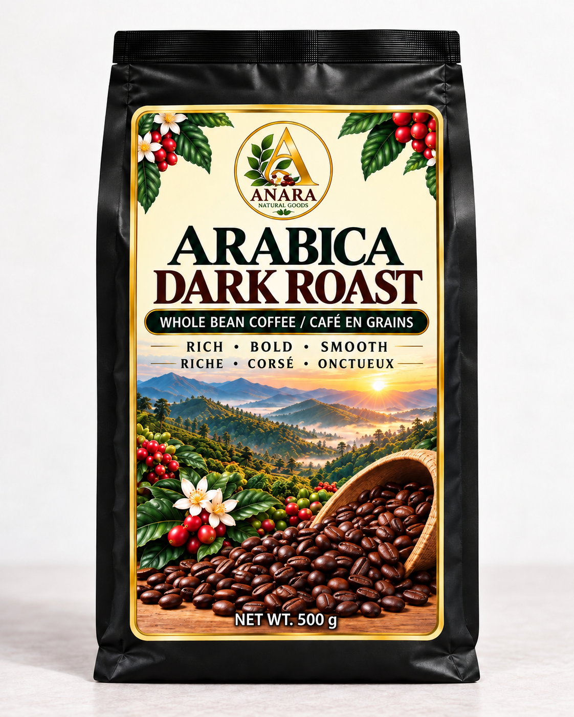 Anara Arabica Dark Roast - 500 G