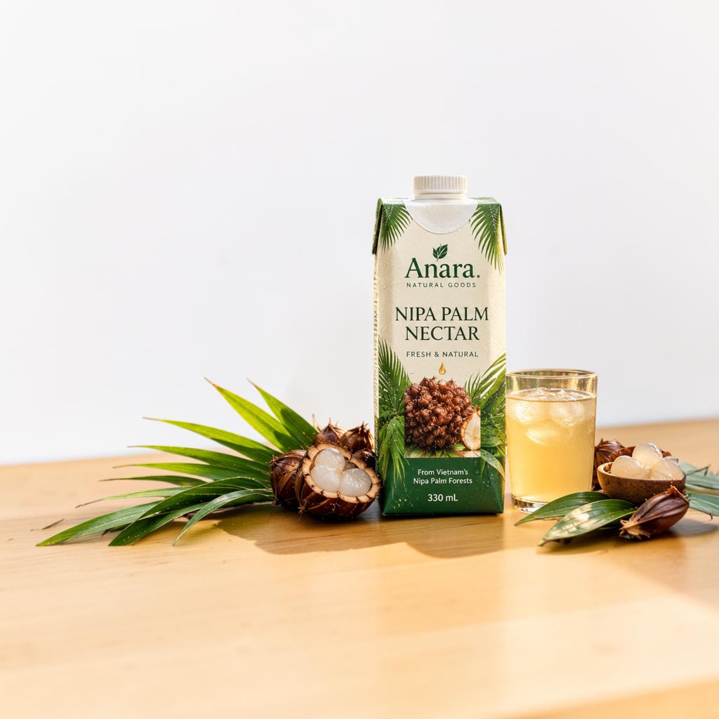 ANARA FRESH NIPA PALM NECTAR – ORIGINAL | CASE OF 24 CARTONS X 330 mL