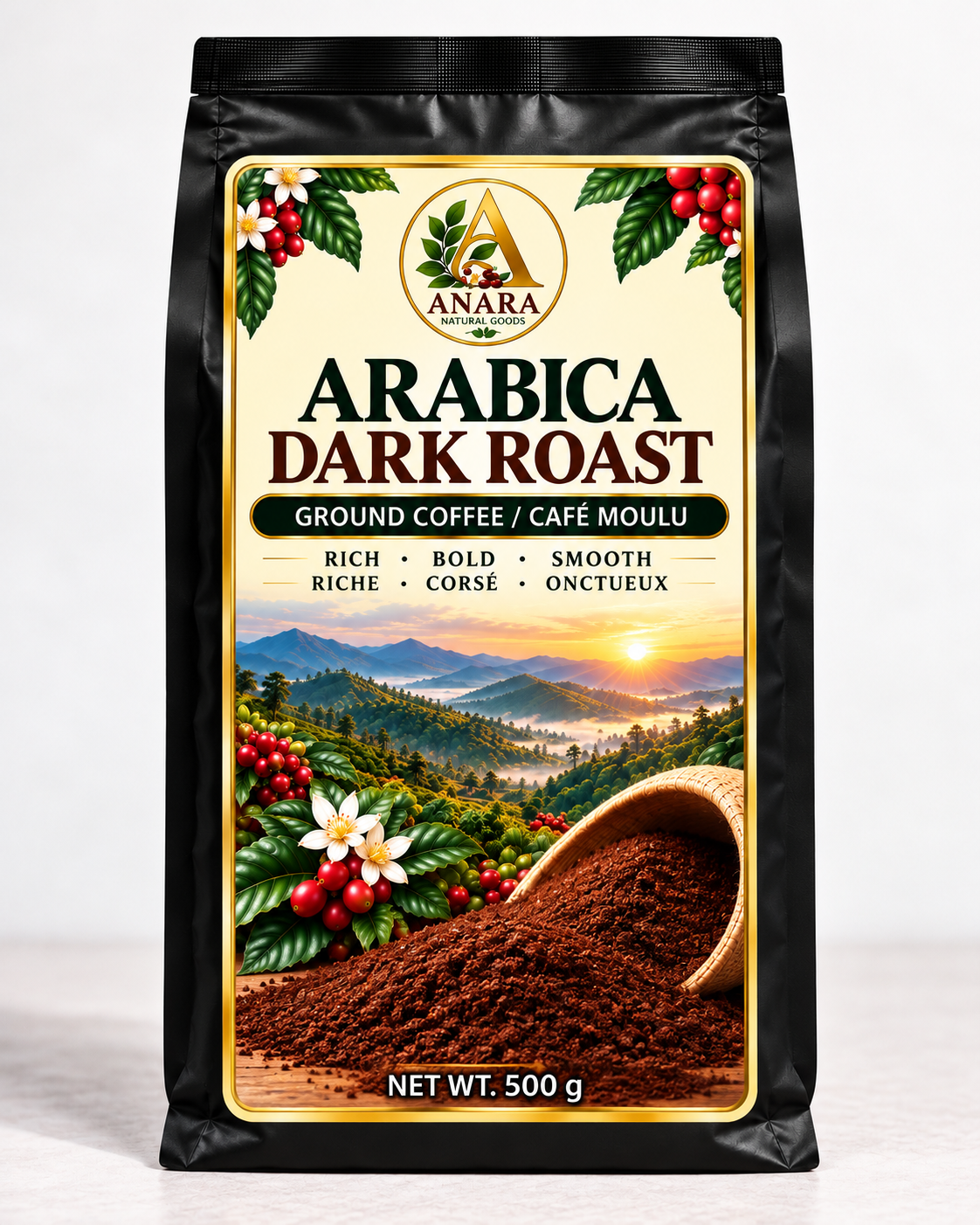 Anara Arabica Dark Roast - 500 G
