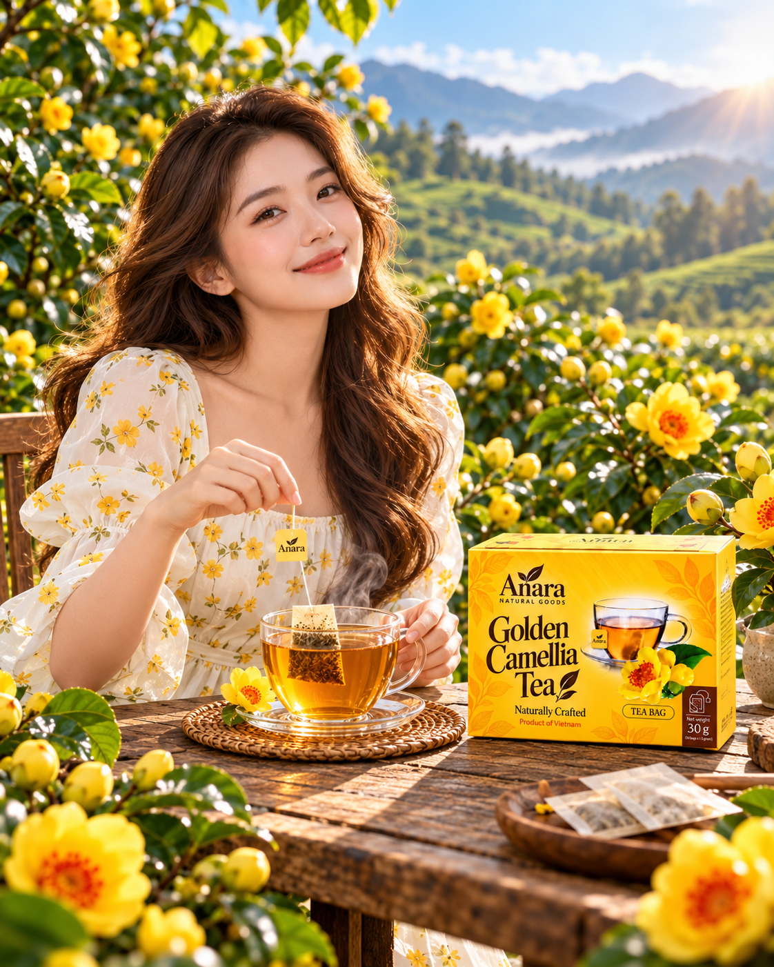 Anara Golden Camellia Tea – 10 & 20 Tea Bags