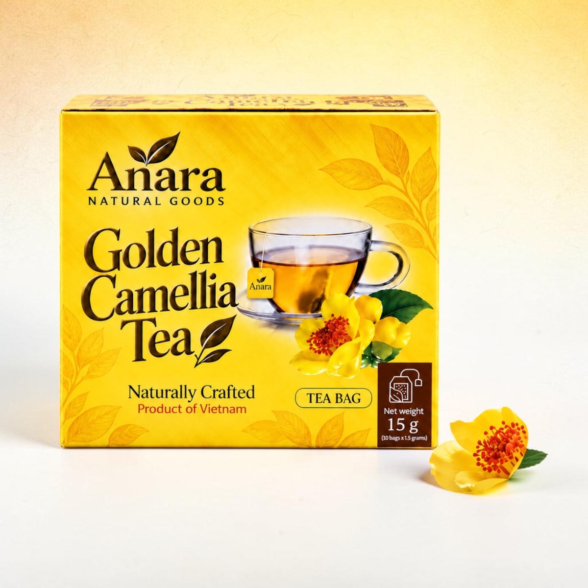 Anara Golden Camellia Tea – 10 & 20 Tea Bags